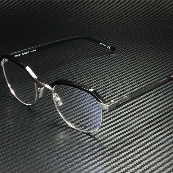 Saint Laurent Unisex Shiny Black Eyeglasses! - Picture 1 of 4